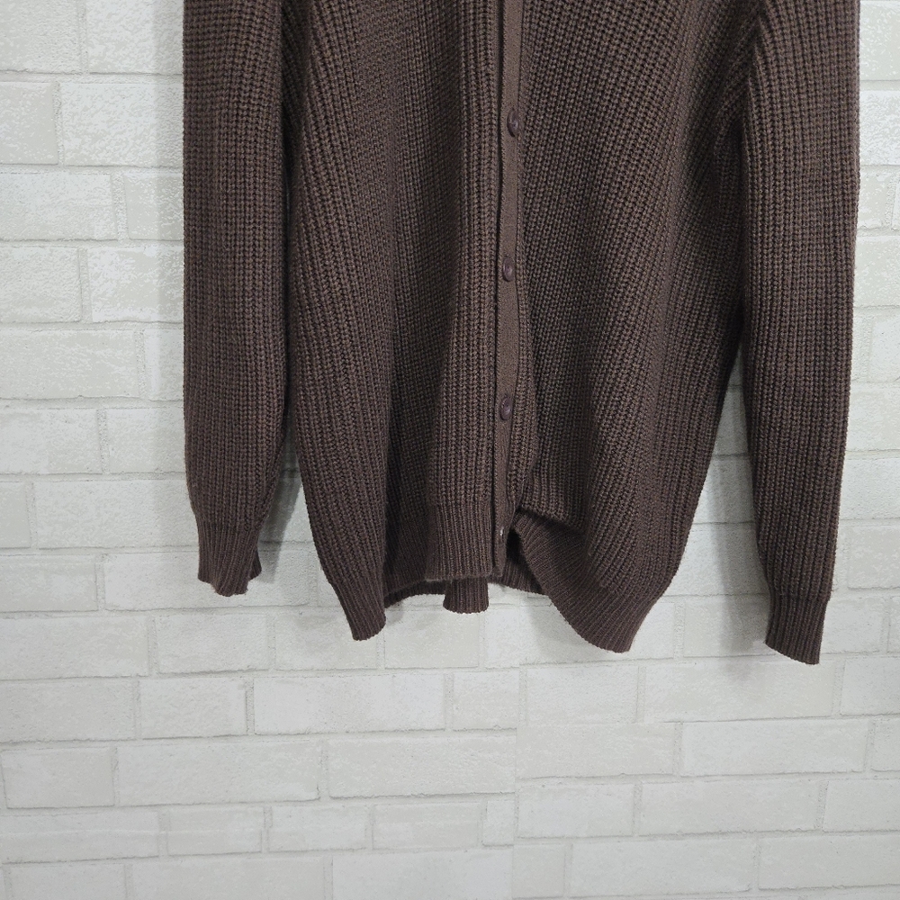 King Size vintage cozy cardigan sweater - Picture 5 of 16
